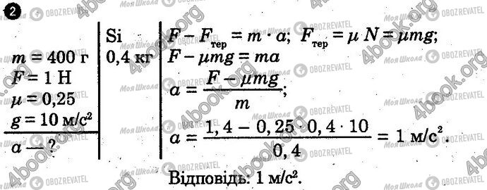 ГДЗ Фізика 10 клас сторінка Вар1 Впр2